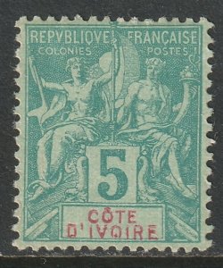 Ivory Coast 1892 Sc 4 MNG