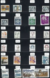 CANADA   #2 LOT 24 USED ALL DIFFERENT    SEE DESCRIPTION