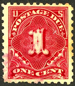 U.S. #J52 USED LIGHT CANCEL