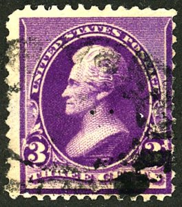 U.S. #221 USED CREASES THINS