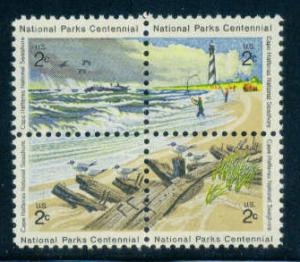 1448-1451 2c Cape Hatteras Fine MNH Plt/4 LR 33462 F18166