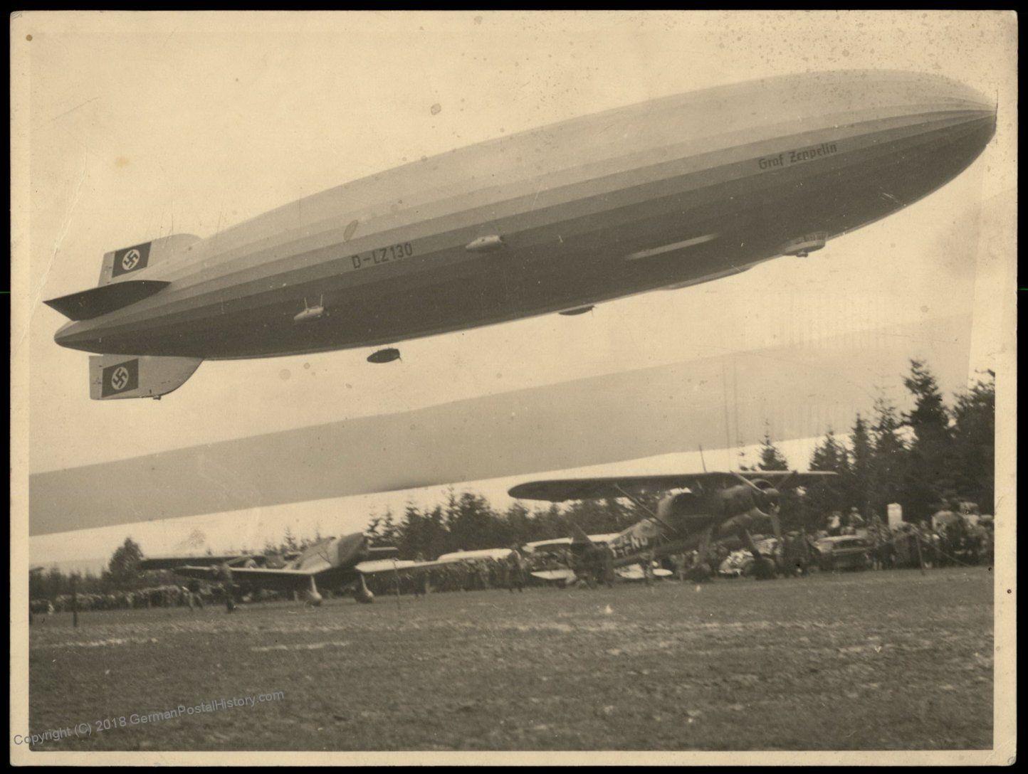 Germany Graf Zeppelin II LZ130 Original Large Format Photo Berlin ...