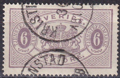 Sweden  #O4  F-VF Used CV $65.00  (Z6247)