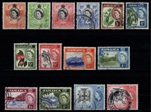 Jamaica 1956 Elizabeth Def., Part Set to 5s [Used]