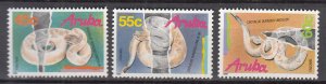 Aruba - 1989 Shakes Fauna Sc# 50/52 - MNH (7404C)