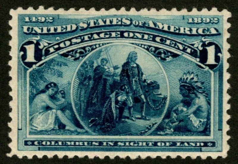 DS-59 USA COLUMBIAN SCOTT 230 COLUMBUS IN SIGHT OF LAND  MNH CV $33