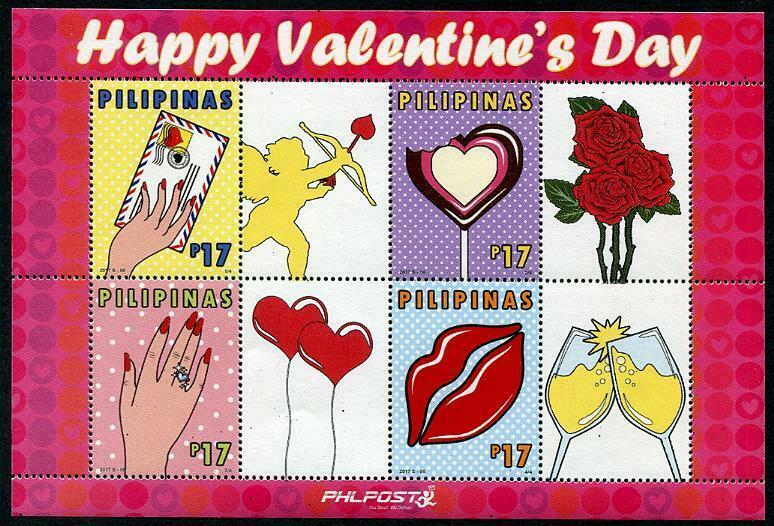 HERRICKSTAMP NEW ISSUES PHILIPPINES Valentines Day 2017 S/S