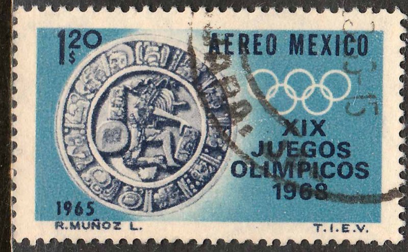 MEXICO C310, $1.20 1st Pre-Olympic Issue - 1965 Used. F-VF. (39)