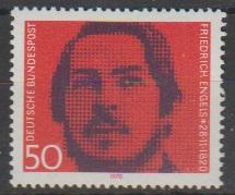 (DE 10352) Mi: 657  1970  U/m Cat €  1.80