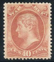 US Scott #O88 Mint, XF, Hinged