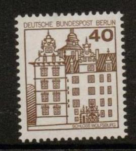 GERMANY SG1807a 1977 GERMAN CASTLES 40pf BROWN MNH