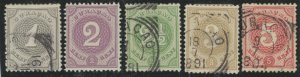 Netherlands Antilles (Curacao) #13-17 Used Single (Complete Set)