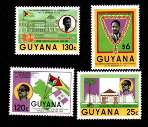 Guyana # 1505-1508 Mint!
