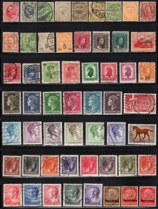 Luxembourg ~ Group of 55 Different Stamps - MX