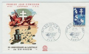 Lot of 4 Items 25 Annivirsary of French Victory in the Battle of Bir Hakeim 1942