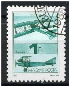 Hungary 1988 - Scott C448 used - 1fo, Aircraft 
