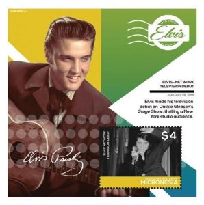 Micronesia 2014 - Elvis Presley Music - Souvenir Stamp Sheet - Scott #1121 - MNH