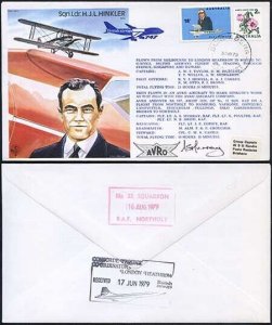 TP3b Sqn Ldr H.J.L. Hinkler AFC Signed by A.B. Murray (A)