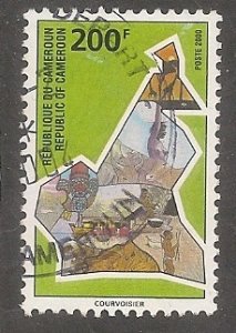 Cameroun   Scott  936   Map & Scenes Used