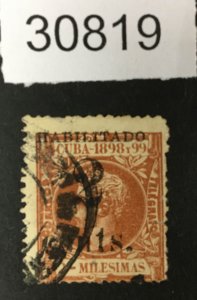 US CUBA POSSESSIONS # 179 USED $78 LOT #30819