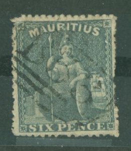 Mauritius #22 Used Single