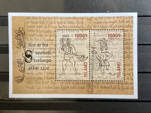 Iceland / IJsland - Postfris/MNH - Sheet 800 years Sturlungs 2020