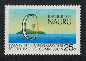 Nauru 25th Anniversary of South Pacific Commission 1972 MNH SG#97