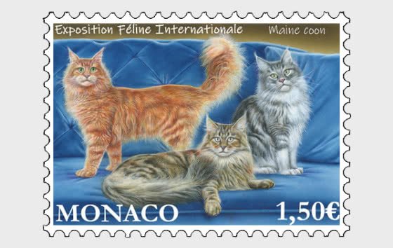 Stamps Monaco 2021 - International Cat Show - Mint.