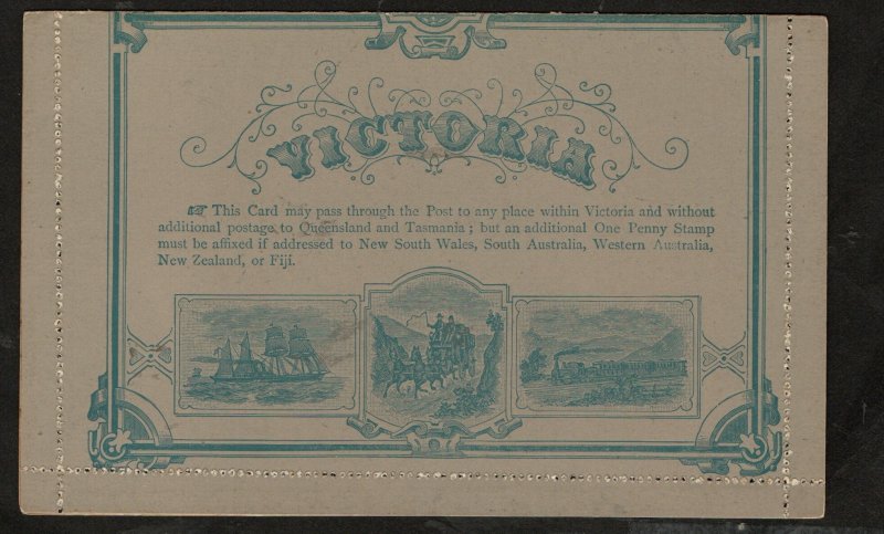 Australia - Victoria Letter Card LC2