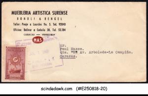 VENEZUELA - 1948 ENVELOPE TO CARACAS WITH STAMP