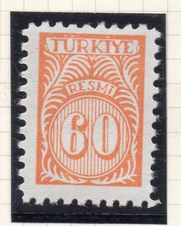 Turkey 1959 Early Issue Fine Mint Hinged 60p. NW-17689