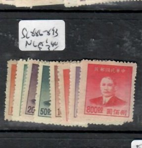 CHINA SC 886-893        NO GUM AS ISSUED    P1005HH