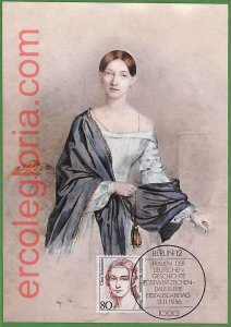 ag7303 - GERMANY Berlin - MAXIMUM CARD - 13.11.1986 - Clara Schumann, MUSIC-