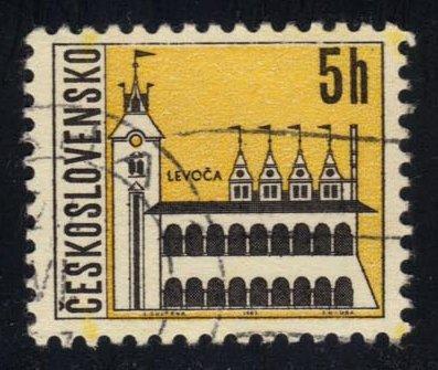 Czechoslovakia #1345 Levoca, CTO (0.25)