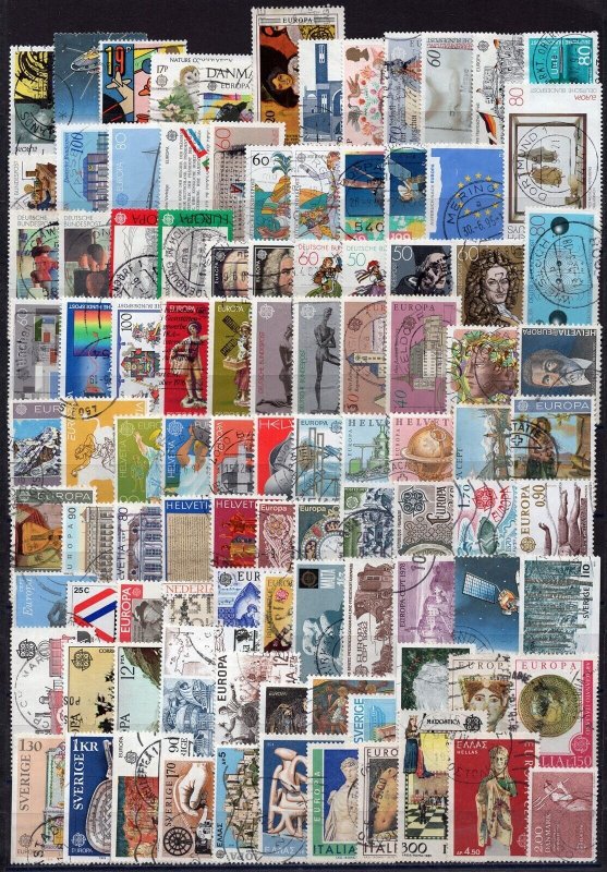 405 - Europa CEPT - 200 Different Used Stamps