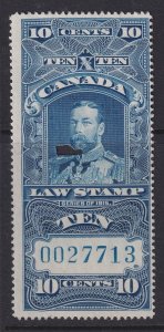 Canada Revenue (Federal), van Dam FSC13, used (small crease)