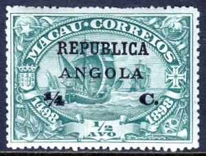 Angola - Scott #184 - MH - Short perfs at top - SCV $2.75