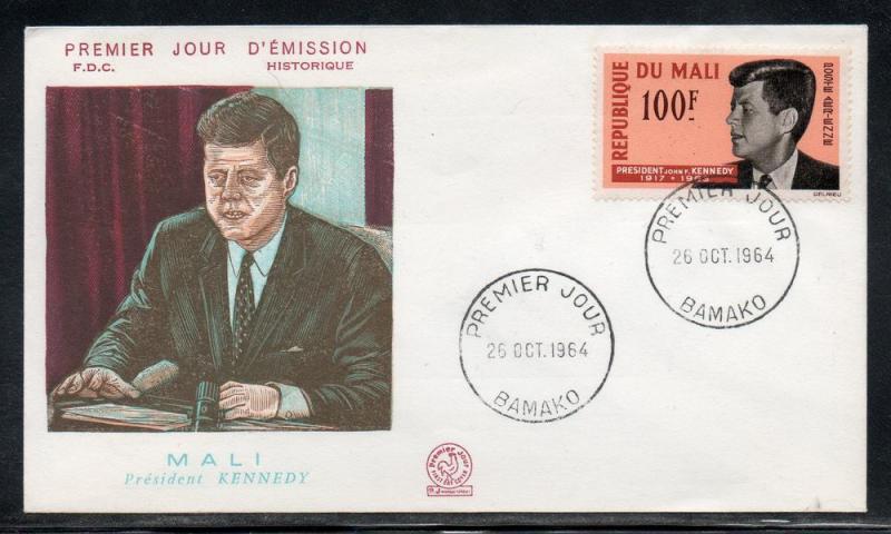 Mali Kennedy JFK FDC 1964 A682