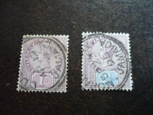 Stamps - Jamaica - Scott# 24,26 - Used Part Set of 2 Stamps