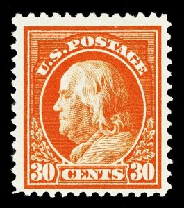 Scott 420 1914 20c Franklin Perf 12 Issue Mint F-VF OG LH Cat $115