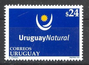 2002 Uruguay Natural Uruguay logo emblem tourism Cv $10.50 #1954 ** MNH