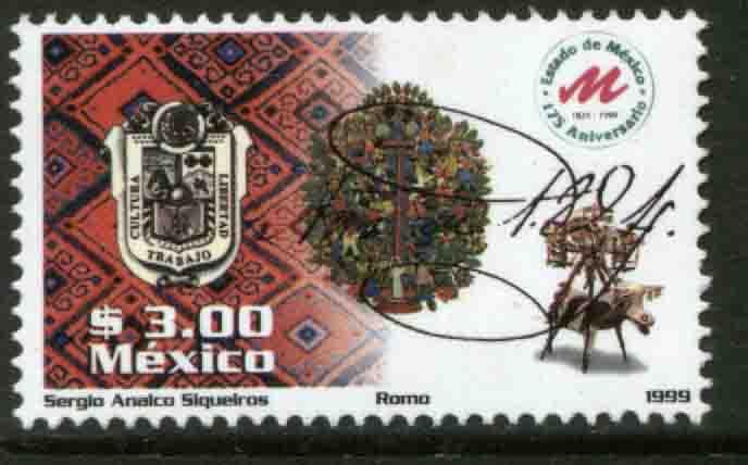 MEXICO 2159, State of Mexico 175th Anniversary MINT, NH. VF.