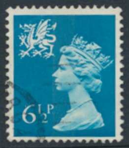 GB Wales   SC# WMMH7  SG W22  Used 1 center band see details & scans