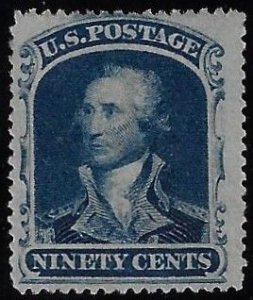 Scott #39 - $3,000.00 – VF-OG-LH – Handsome 90¢ Washington – Good margins!