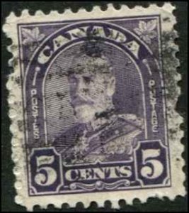 Canada SC# 169 KGV 5c Used