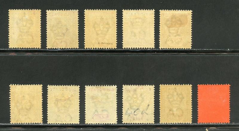 GOLD COAST SCOTT#34/46,SG#41/53  MINT LIGHT HINGED--SCOTT $517.00