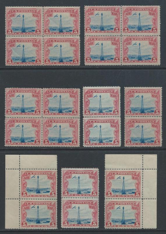 US C11 MNH x 22 stock, see desc. 2018CV$220.00