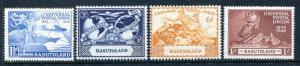 Basutoland 41-44, MNH, UPU-75 1949 Plane Ship Hemisphere Globe. 