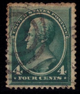 US Sc 211 Used,4c Blue GreenF-VF