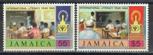 Jamaica Stamp 733-734  - Literacy Year